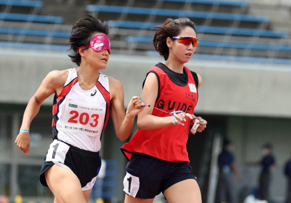 井内菜津美、日野未奈子、ブラインドランナー、障害者スポーツ、障がい者スポーツ、パラリンピック、視覚障害